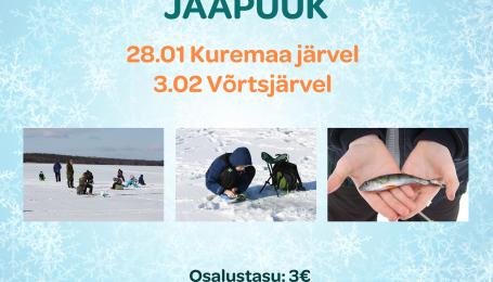 Tartu loodusmaja kalastuspäev Kuremaa järvel 28.01