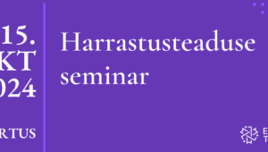 Harrastusteaduse seminar 2024 2